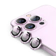 For iPhone 14 Pro / 14 Pro Max ENKAY 9H Rear Lens Metal Ring Tempered Glass Film(Purple) - iPhone 14 Pro Max Tempered Glass by ENKAY | Online Shopping South Africa | PMC TechLife | Buy Now Pay Later Mobicred
