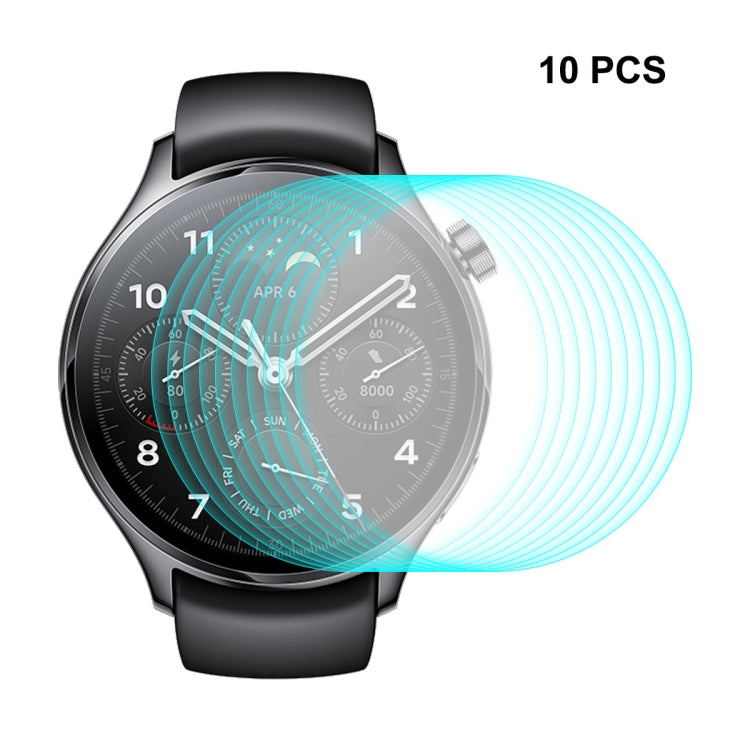 10 PCS For Xiaomi Watch S1 Pro ENKAY 0.2mm 9H Tempered Glass Screen Protector Film
