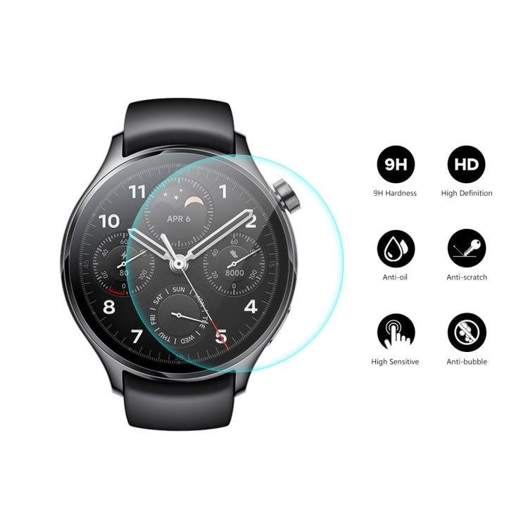 10 PCS For Xiaomi Watch S1 Pro ENKAY 0.2mm 9H Tempered Glass Screen Protector Film