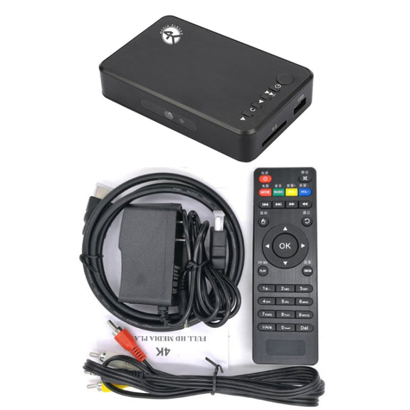 X16 4K Media Player Horizontal And Vertical Screen Video Advertising AD Player, Auto Looping Playback(UK Plug)