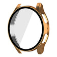 For Samsung Galaxy Watch5 44mm ENKAY Hat-Prince Full Coverage PC Frame + 9H Tempered Glass Case(Rose Gold) - Watch Cases by ENKAY
