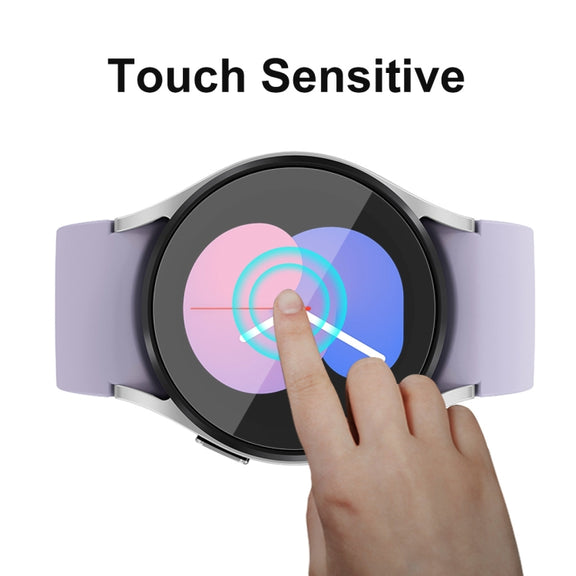 2 PCS For Samsung Galaxy Watch5 40mm ENKAY Hat-Prince Full Screen Coverage TPU Soft Film