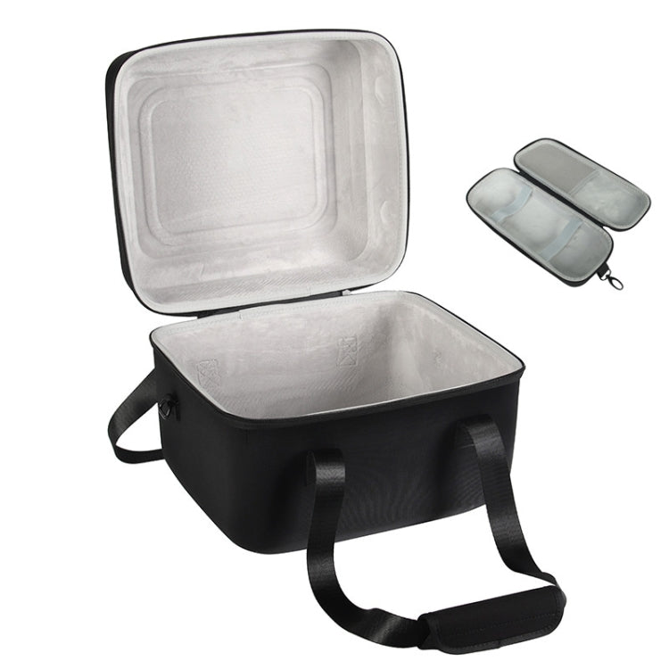 For JBL PartyBox Encore Essential Shockproof Portable Storage Bag with Microphone Bag(Black + Orange)