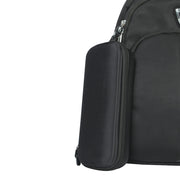 For JBL PartyBox Encore Essential Shockproof Portable Storage Bag with Microphone Bag(Black + Orange)