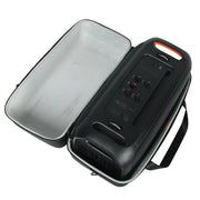 For JBL Partybox on-the-GO Bluetooth Speaker Carry Bag Storage Box Case(Black + Orange)