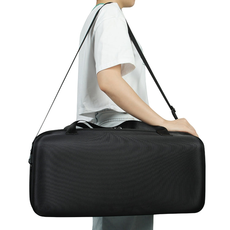 For JBL Partybox on-the-GO Bluetooth Speaker Carry Bag Storage Box Case(Black + Orange)