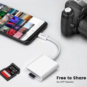 ENKAY ENK-AT117 USB-C / Type-C to SD / TF Card Reader Adapter