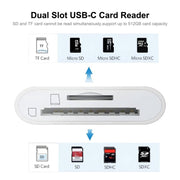 ENKAY ENK-AT117 USB-C / Type-C to SD / TF Card Reader Adapter