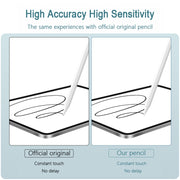 Tablet Phone Universal Capacitive Stylus For iPad Mini6/Mini5/Air3 10.5/Pro 11/Air4 10.9/ 10.2 /Pro  12.9 (White)