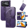 For Xiaomi Poco C40 Butterfly Love Flower Embossed Flip Leather Phone Case(Dark Purple) - free shipping - PMC TechLife - Order now!