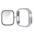 For Apple Watch Ultra / Ultra 2 49mm ENKAY 2 in 1 PC Case + Full Coverage 9H Tempered Glass Film(Grey)