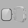 For Apple Watch Ultra / Ultra 2 49mm ENKAY 2 in 1 PC Case + Full Coverage 9H Tempered Glass Film(Transparent) - Watch Cases by ENKAY