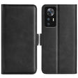 For Xiaomi 12T / 12T Pro / Redmi K50 Ultra Dual-side Magnetic Buckle Leather Phone Case(Black) - free shipping - PMC TechLife - Order now!