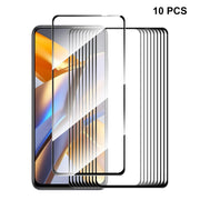For Xiaomi Poco M5s 10pcs ENKAY Full Glue 0.26mm 9H 2.5D Tempered Glass Full Film