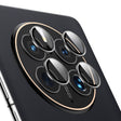 For Huawei Mate 50 Pro ENKAY 9H Rear Camera Aluminium Alloy Tempered Glass Film(Black) - Huawei Tempered Glass by ENKAY | Online Shopping South Africa | PMC TechLife | Buy Now Pay Later Mobicred