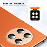 For Huawei Mate 50 Pro ENKAY 9H Rear Camera Aluminium Alloy Tempered Glass Film(Black)