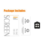 For Huawei Mate 50 Pro ENKAY 9H Rear Camera Aluminium Alloy Tempered Glass Film(Black)