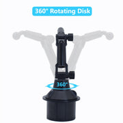 X033 360 Degree Car Phone Mount Adjustable Gooseneck Cup Holder