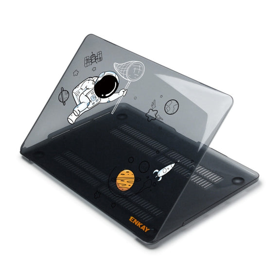 For MacBook Air 13.6 inch  A2681 ENKAY Hat-Prince Spaceman Pattern Protective Crystal Case Cover Hard Shell(Spaceman No.2)