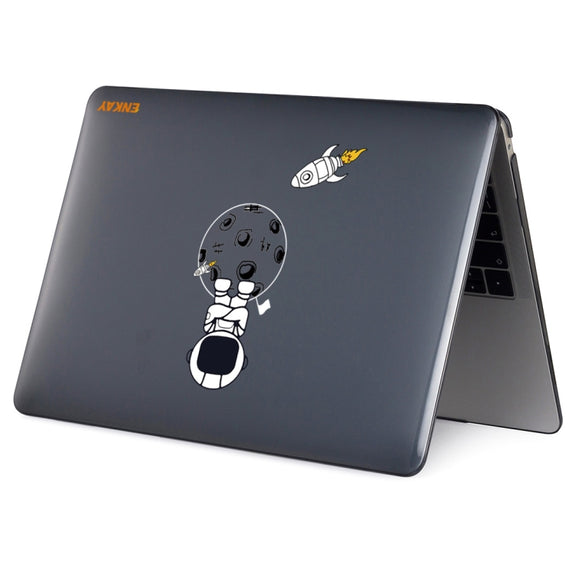 For MacBook Air 13.6 inch  A2681 ENKAY Hat-Prince Spaceman Pattern Protective Crystal Case Cover Hard Shell(Spaceman No.4)