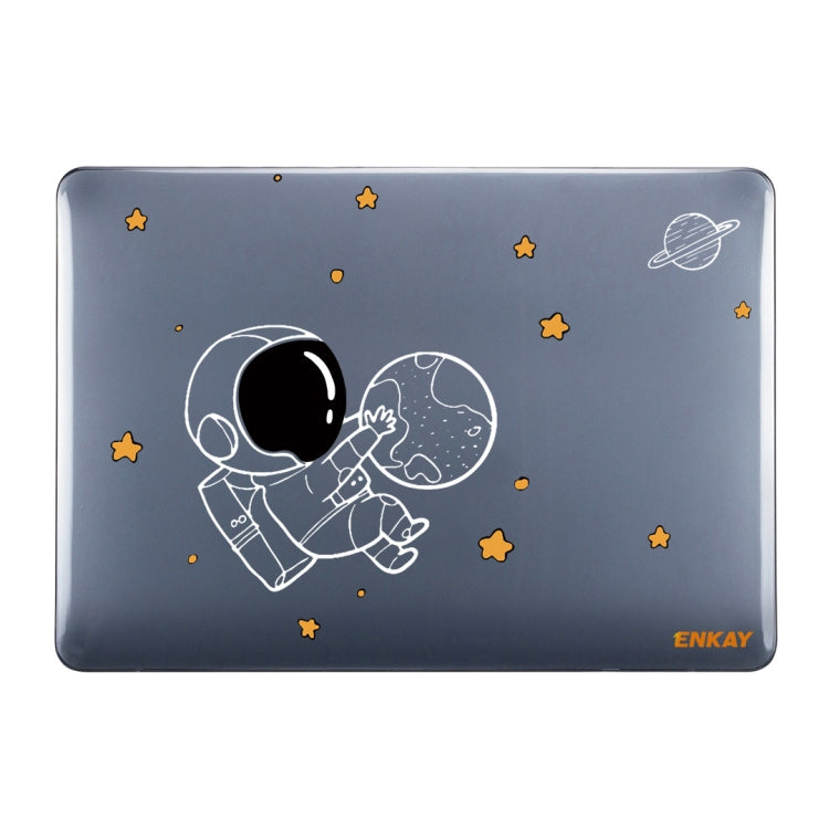 For MacBook Air 13.6 inch  A2681 ENKAY Hat-Prince Spaceman Pattern Protective Crystal Case Cover Hard Shell(Spaceman No.5)