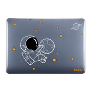 For MacBook Air 13.6 inch  A2681 ENKAY Hat-Prince Spaceman Pattern Protective Crystal Case Cover Hard Shell(Spaceman No.5)