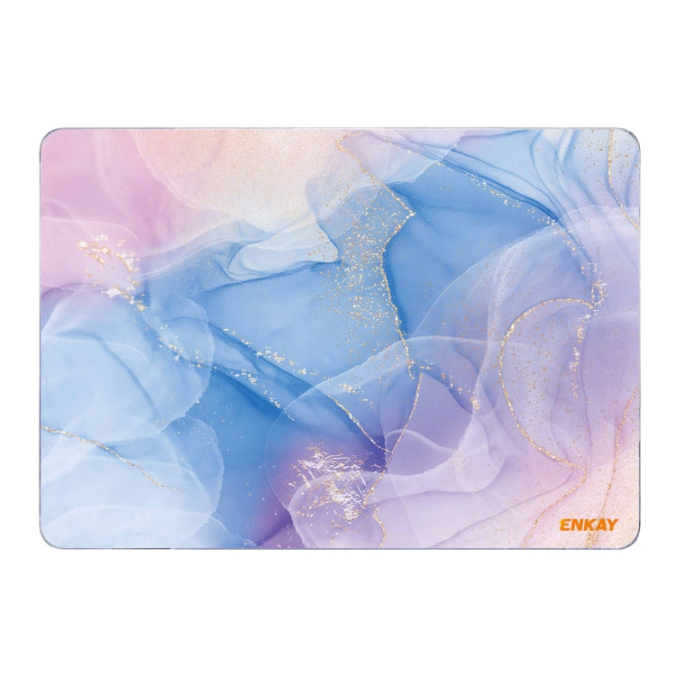 For MacBook Air 13.6 2022/2024 A2681 (M2) / A3113 (M3) ENKAY Hat-Prince Streamer Series Protective Crystal Case Cover Hard Shell(Streamer No.2)