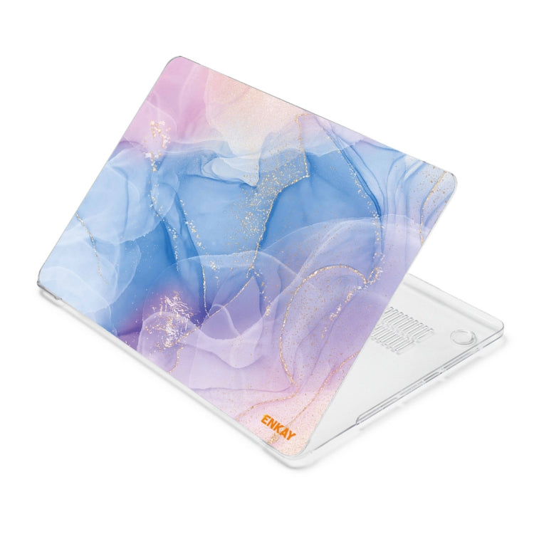 For MacBook Air 13.6 2022/2024 A2681 (M2) / A3113 (M3) ENKAY Hat-Prince Streamer Series Protective Crystal Case Cover Hard Shell(Streamer No.2)