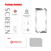 For Asus Rog Phone 6 / 6D / 6 Pro 2pcs ENKAY Full Glue 0.26mm 9H 2.5D Tempered Glass Full Film