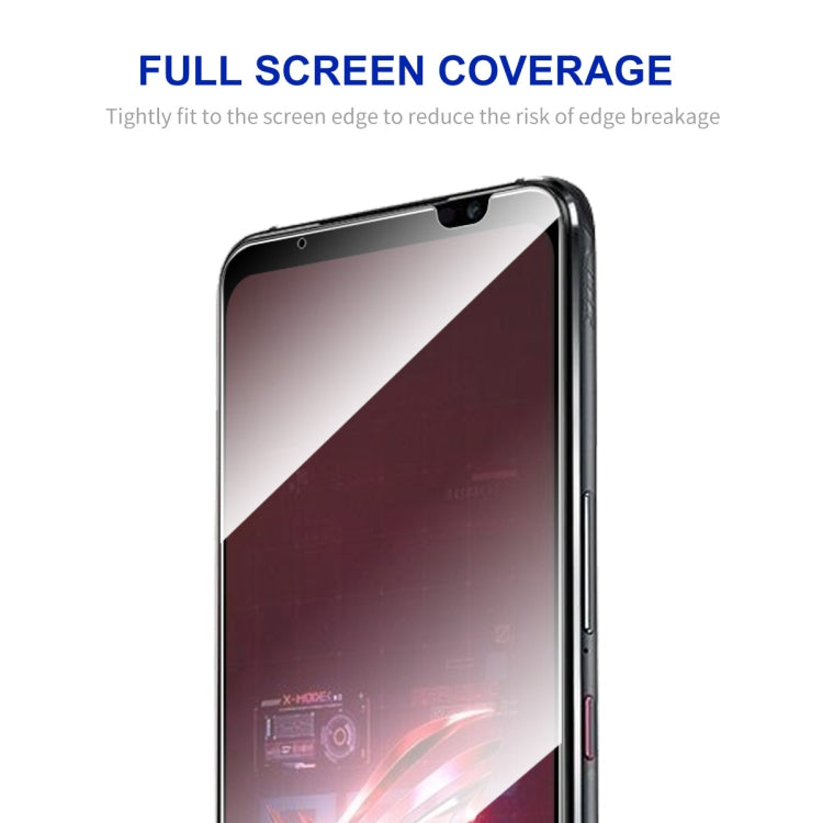For Asus Rog Phone 6 / 6D / 6 Pro 2pcs ENKAY Full Glue 0.26mm 9H 2.5D Tempered Glass Full Film