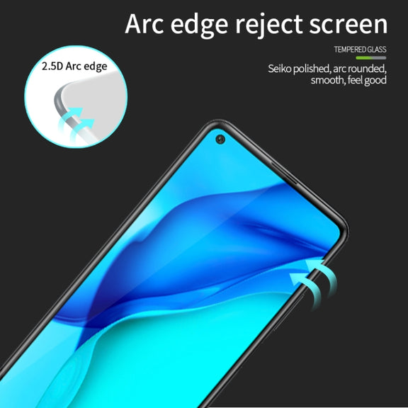 For ASUS Zenfone 9 PINWUYO 9H 2.5D Full Screen Tempered Glass Film(Black)