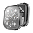 For Apple Watch Ultra / Ultra 2 49mm ENKAY Full Coverage Electroplated Soft TPU Case with Screen Film(Black) - Watch Cases by ENKAY