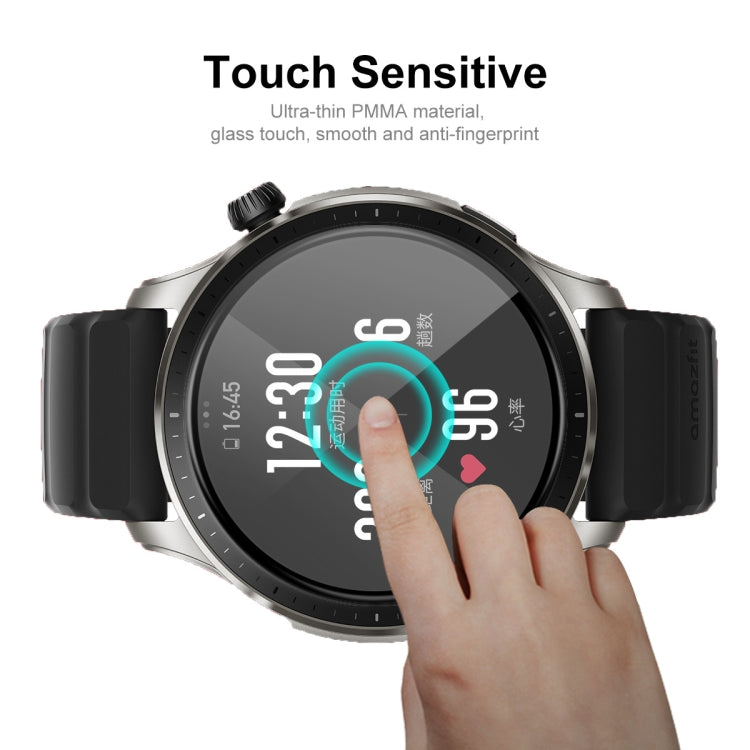 2pcs For Amazfit GTR 4 ENKAY 3D Full Coverage Soft PC Edge + PMMA HD Screen Protector Film