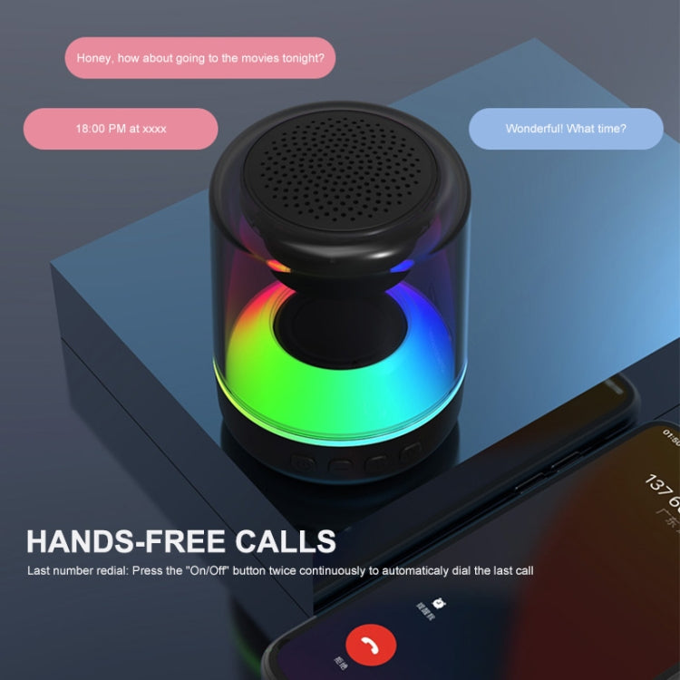 ENKAY Hat-Prince Portable RGB Light Wireless Bluetooth Speaker, Size:L