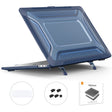 For MacBook Pro 16 A2141 ENKAY Hat-Prince 3 in 1 Protective Bracket  Case Cover Hard Shell with TPU Keyboard Film / Anti-dust Plugs, Version:EU(Blue) - free shipping - PMC TechLife - Order now!