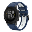 Compatible with Garmin Descent G1 22mm Two-Color Sports Silicone Watch Band(Midnight Blue + White) - free shipping - PMC TechLife - Order now!