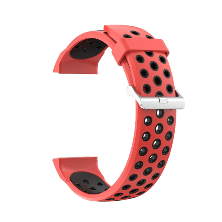 For Huawei Watch GT Cyber Two-Color Breathable Watch Band(Red+Black)