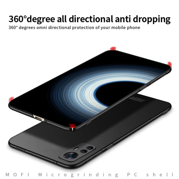 For Xiaomi 12T / Redmi K50 Ultra MOFI Micro Frosted PC Ultra-thin Hard Case(Red)