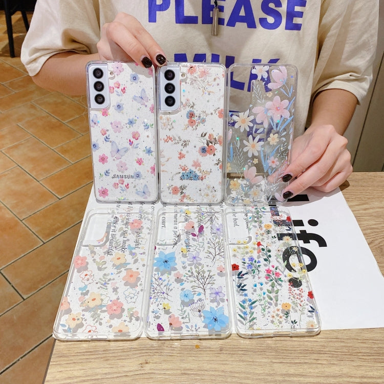 For Samsung Galaxy S20 FE Fresh Small Floral Epoxy TPU Phone Case(Butterflies Love Flowers 6)