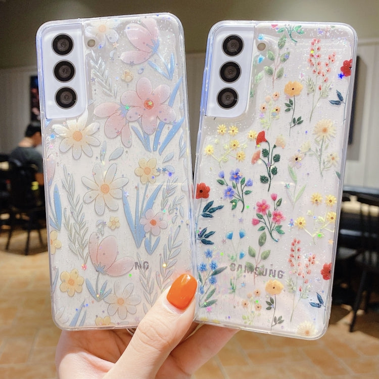 For Samsung Galaxy S20 FE Fresh Small Floral Epoxy TPU Phone Case(Butterflies Love Flowers 6)