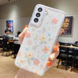 For Samsung Galaxy S21 FE 5G Fresh Small Floral Epoxy TPU Phone Case(Hand-painted Flowers 2) - free shipping - PMC TechLife - Order now!