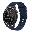For Huawei Watch GT Runner 22mm Wavy Dot Pattern Solid Color Silicone Watch Band(Navy Blue) - free shipping - PMC TechLife - Order now!