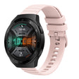 For Huawei Watch GT 2E 22mm Wavy Dot Pattern Solid Color Silicone Watch Band(Pink) - free shipping - PMC TechLife - Order now!