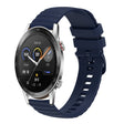 For Honor Magic Watch 2 46mm 22mm Wavy Dot Pattern Solid Color Silicone Watch Band(Navy Blue) - free shipping - PMC TechLife - Order now!