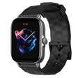 For Amazfit GTS 3 20mm Football Pattern Solid Color Silicone Watch Band(Black) - free shipping - PMC TechLife - Order now!