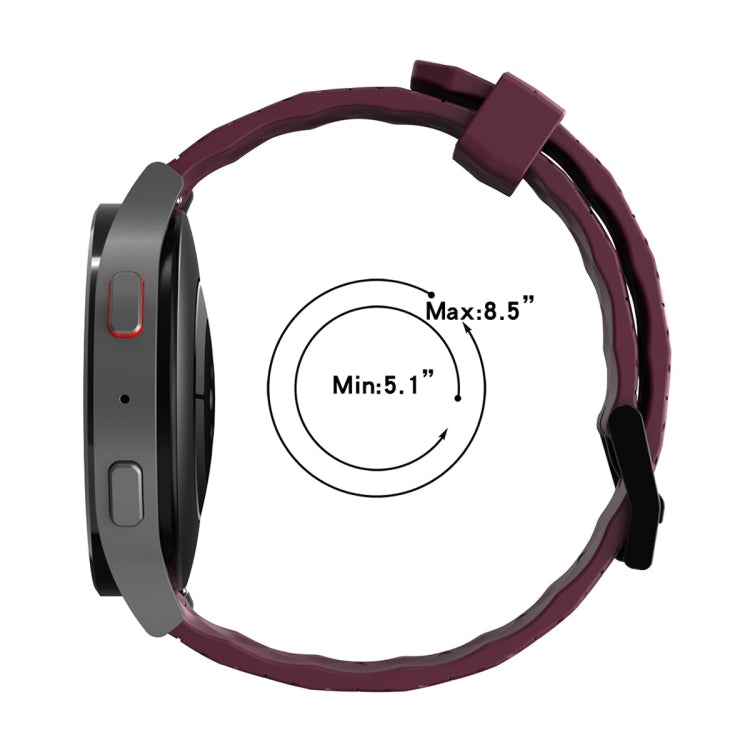 For Amazfit GTS 2 Mini 20mm Football Pattern Solid Color Silicone Watch Band(White)