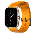 For Amazfit GTS 2 20mm Football Pattern Solid Color Silicone Watch Band(Yellow) - free shipping - PMC TechLife - Order now!