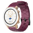 For Amazfit GTR 42mm 20mm Football Pattern Solid Color Silicone Watch Band(Wine Red) - free shipping - PMC TechLife - Order now!