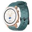 For Amazfit GTR 42mm 20mm Football Pattern Solid Color Silicone Watch Band(Rock Cyan) - free shipping - PMC TechLife - Order now!