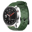 For Amazfit GTR 4 22mm Football Pattern Solid Color Silicone Watch Band(Army Green) - free shipping - PMC TechLife - Order now!